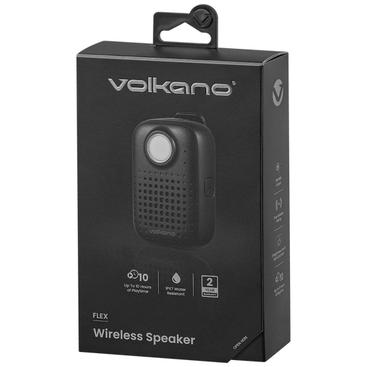 Volkano Flex Bluetooth Wireless Speaker - Black