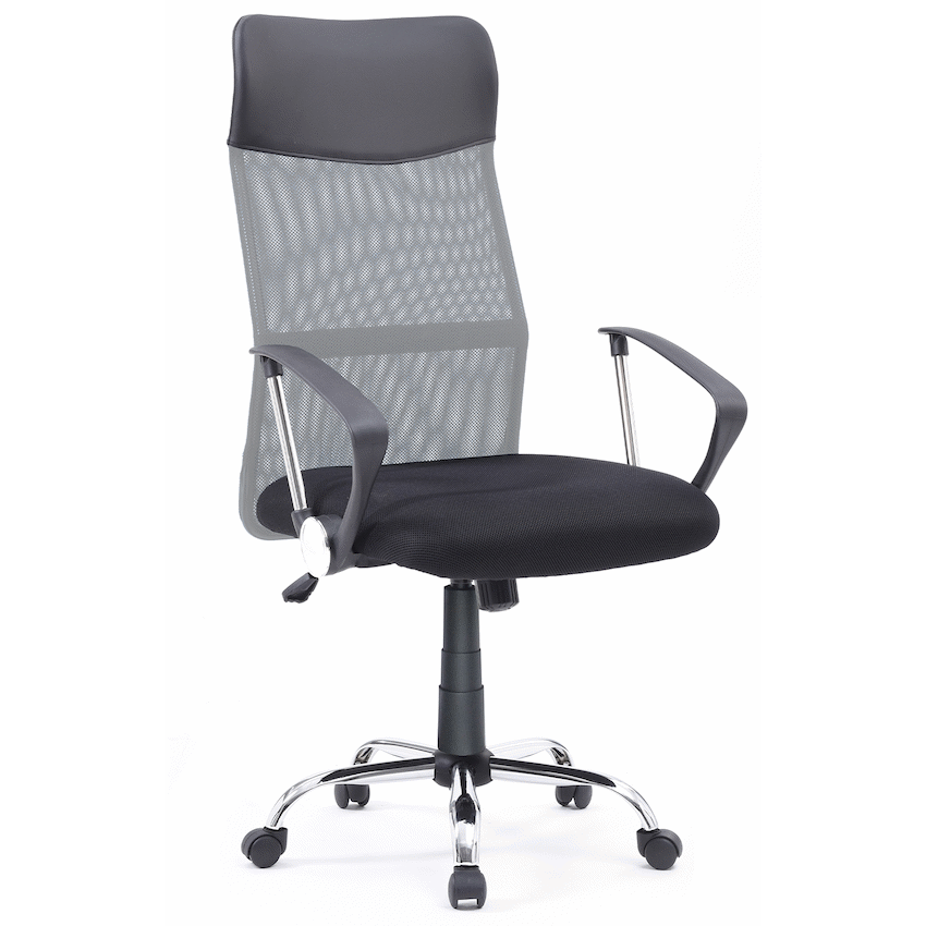Everfurn Remington High Back Office Chair - Grey/Black