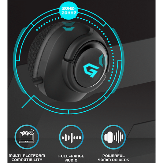 Volkano Gaming Solace Series Wired Gaming headphones