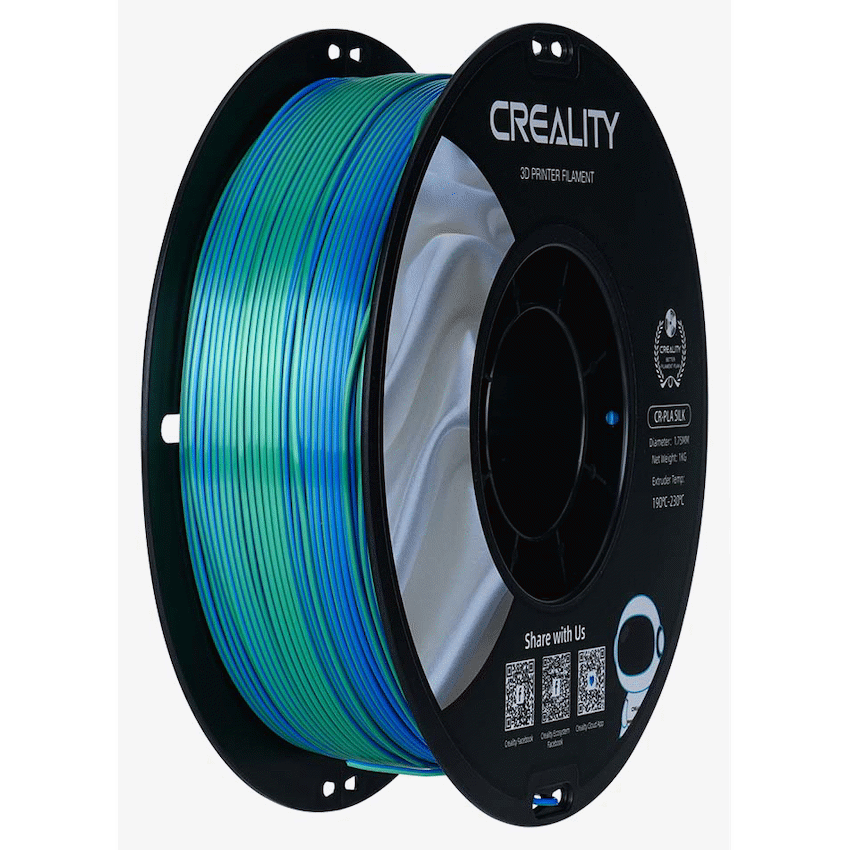 Creality Dual Silk Filament PLA Blue-Green 1kg