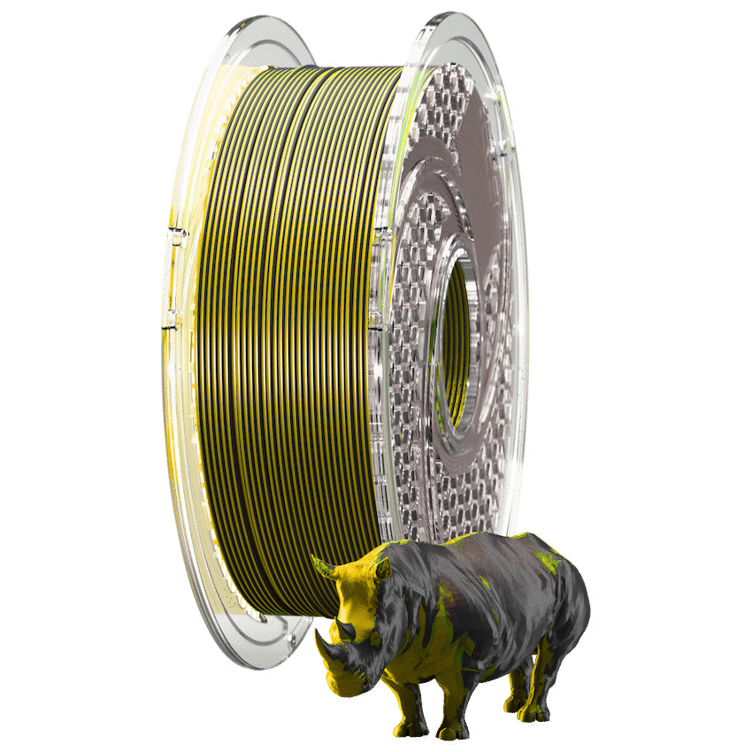 SA Filament Dual Silk PLA Filament 750g - Charred Gold