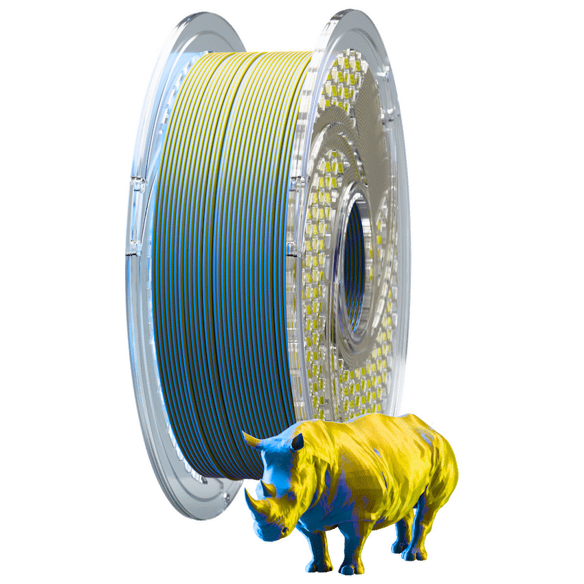 SA Filament Dual Silk PLA Filament 750g - Golden Sapphire