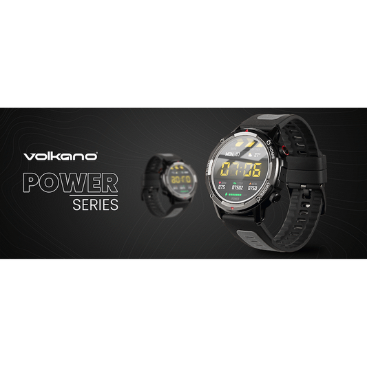 Volkano Power Series Smart Watch - Black