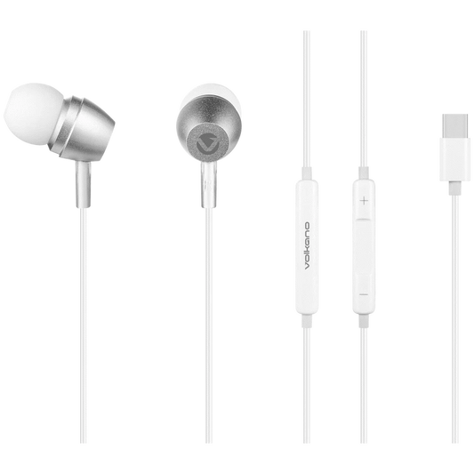 Volkano Prism 3 Series Type-C Earphone - White