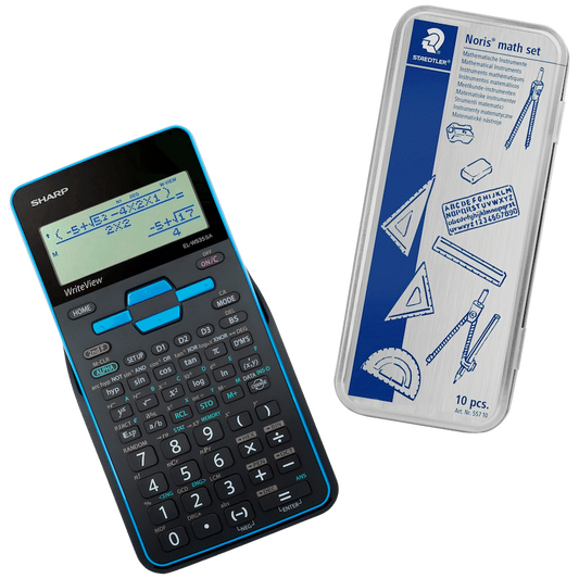 Sharp EL535 Scientific Calculator - 422 Functions- Blue
