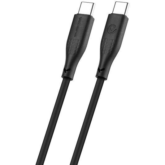 Volkano Nova Series USB C to USB C 100W 1.2m TPE cable-Black
