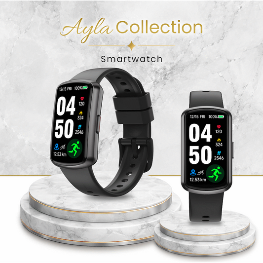 Volkano Ayla Collection Fitness Smartwatch - Black