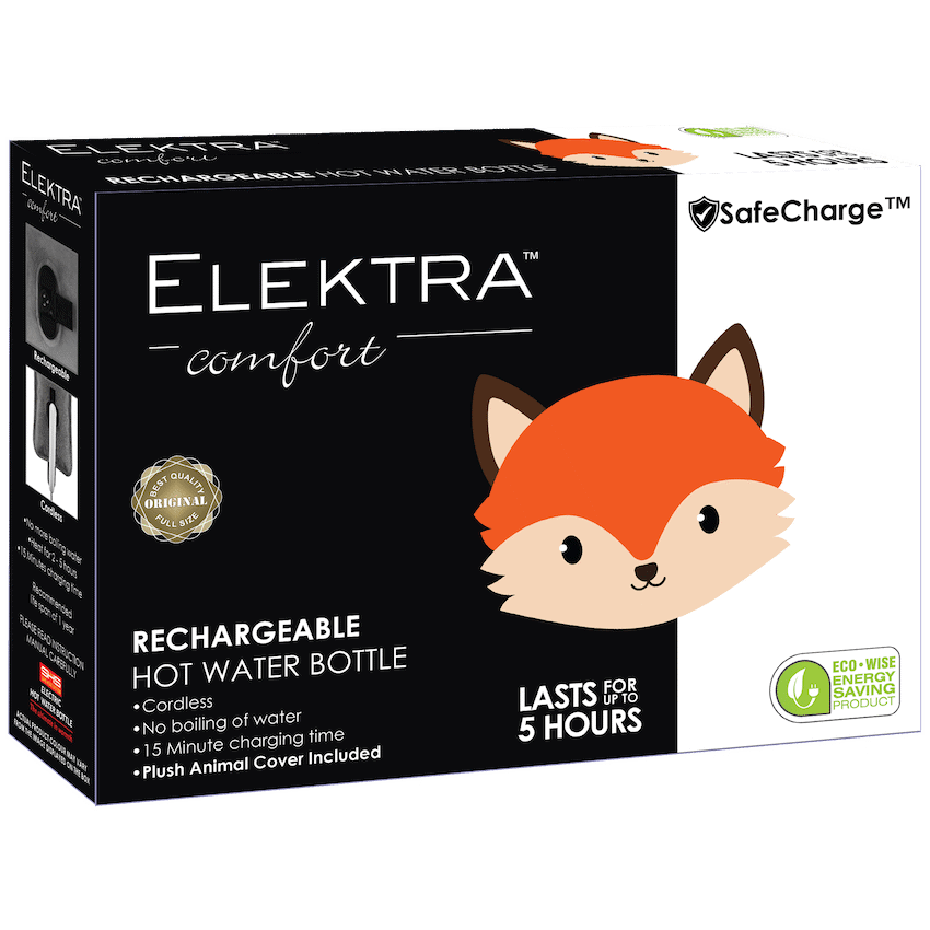 2504 - Elektra Hot Water Bottle - Orange Fox