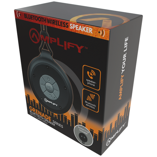 Amplify Grenade Series Bluetooth Speaker - Black