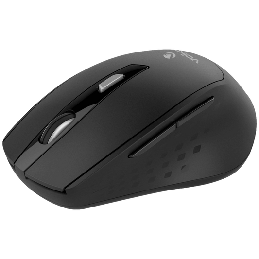 Volkano Chrome Series Wireless Mouse - Black