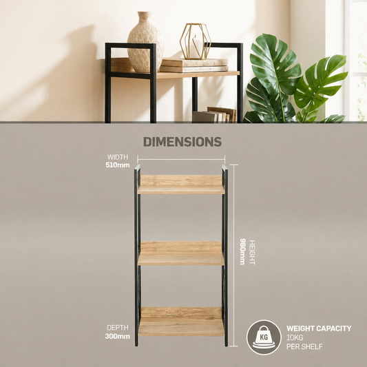 Scandanavian Bookcase Small