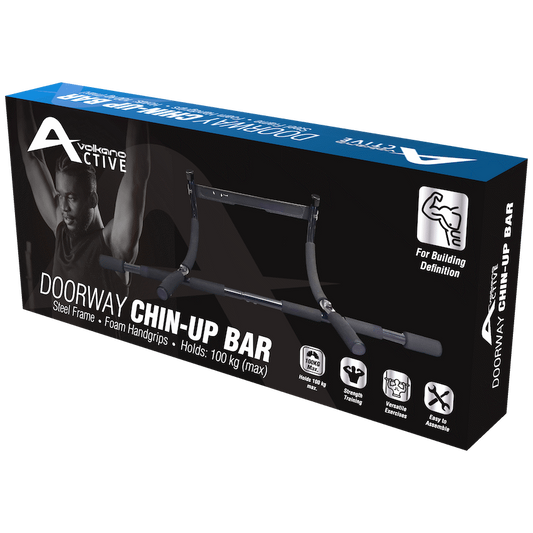 Volkano Active Doorway Chin-Up Bar - Black