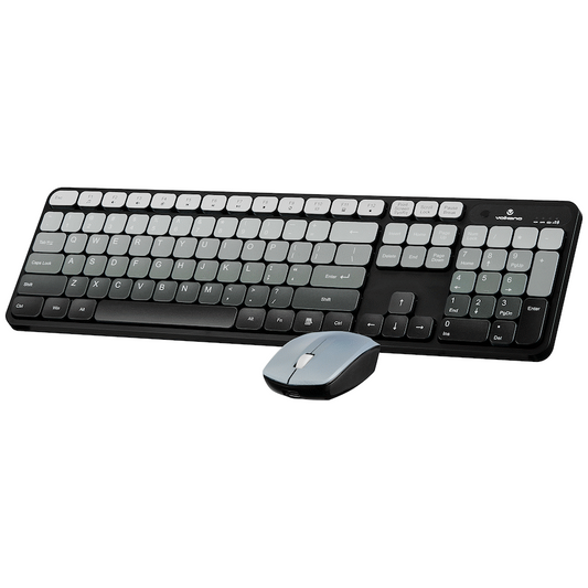 Volkano Prism Series Bluetooth Wireless Keyboard and Mouse - Grey