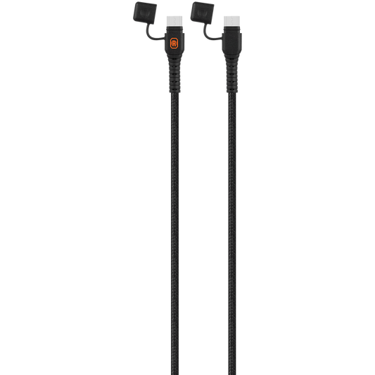Rugged by Volkano Water- and Dust-Proof Type-C to Type-C Cable - 1.2m