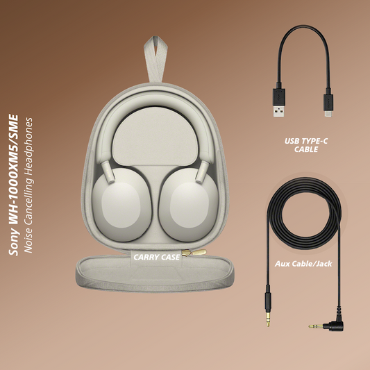 Sony WH1000XM5 (Silver) Noise-Cancelling BT Headphones