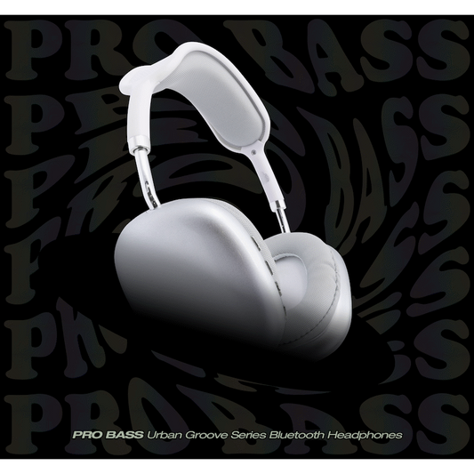 Pro Bass Urban Groove Series Bluetooth Headphones - White