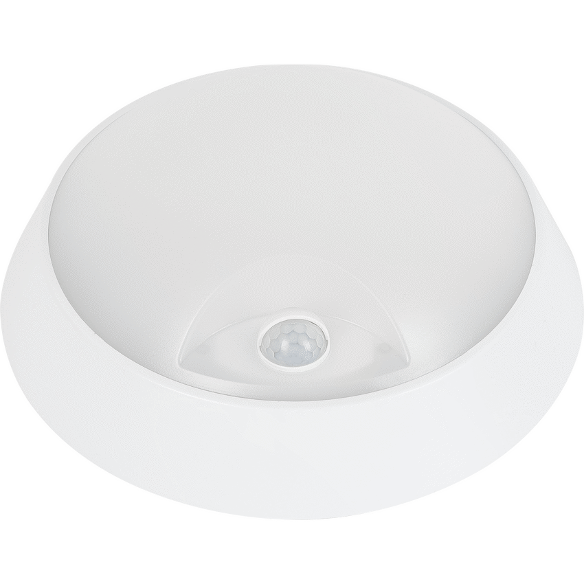 Ellies Spectra Series - AC 15W Round LED Bulkhead with 3CCT and Sensor -WT