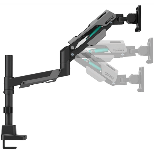 Volkano Gaming Rogue Series - Single Arm Gas Spring Full Motion Monitor Mount
