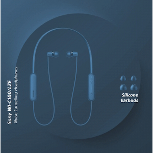 Sony WI-C100 (Blue) Wireless Earphones