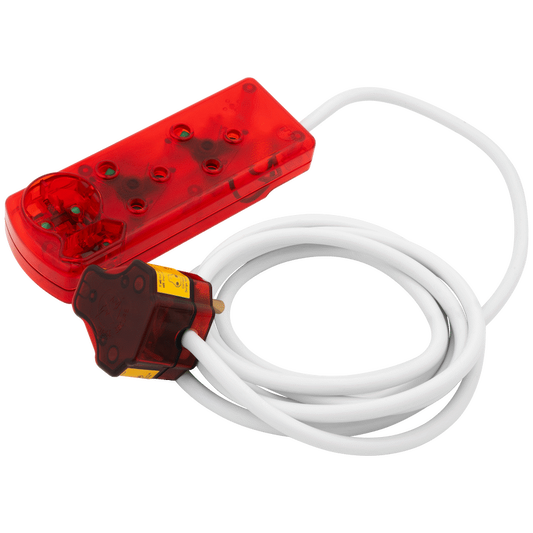 Ellies 4 Way High Surge Extension Lead - 3M