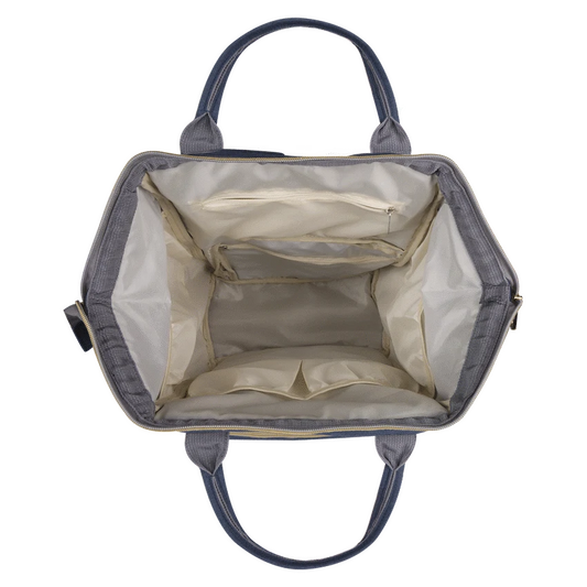 Totes Babe Alma 18L Diaper Backpack, Navy.