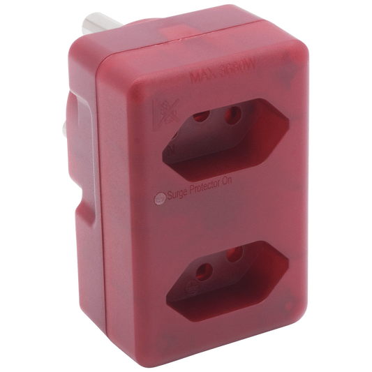 Ellies 2 Way High Surge Adaptor 2x16A (SANS164-2)
