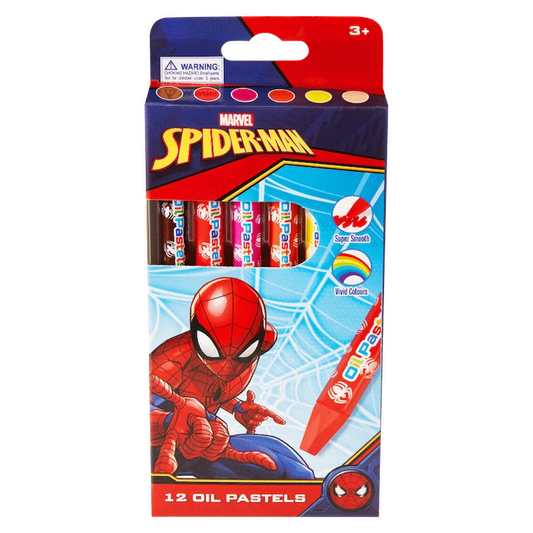 Spiderman 12 Oil Pastels Multi