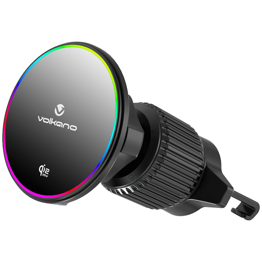 Volkano Volt Series Qi2.2 Magnetic Car Vent Phone Holder - Black