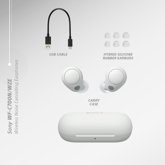 Sony WF-C700N (White) True Wireless Earbuds
