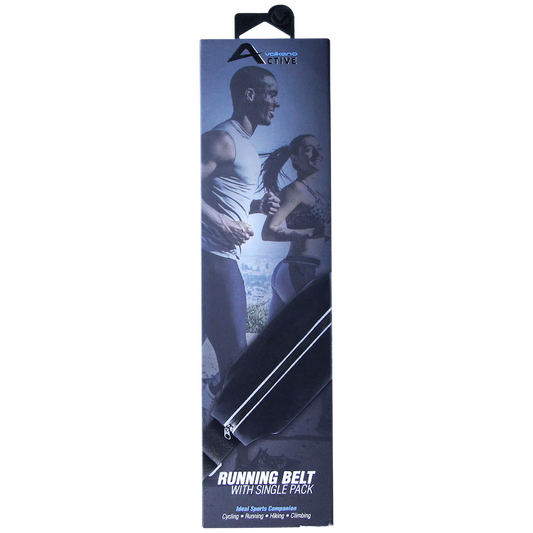 Volkano Active Strap Series Running Belt (Black)