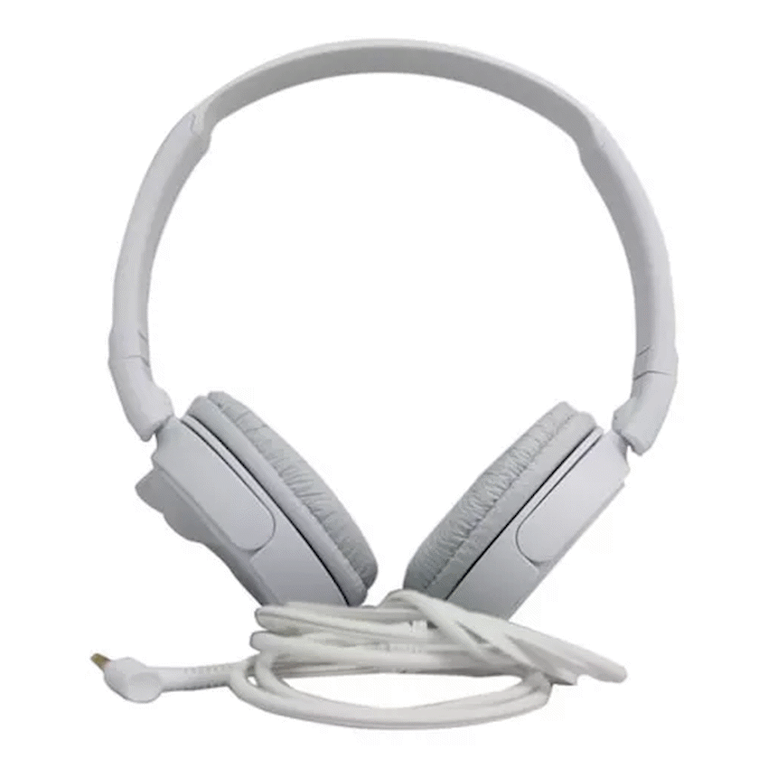 Sony MDR-ZX110 Foldable On-Ear Headphones - White