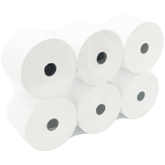 Thermal till rolls 57mmx76mm - Pack of 6