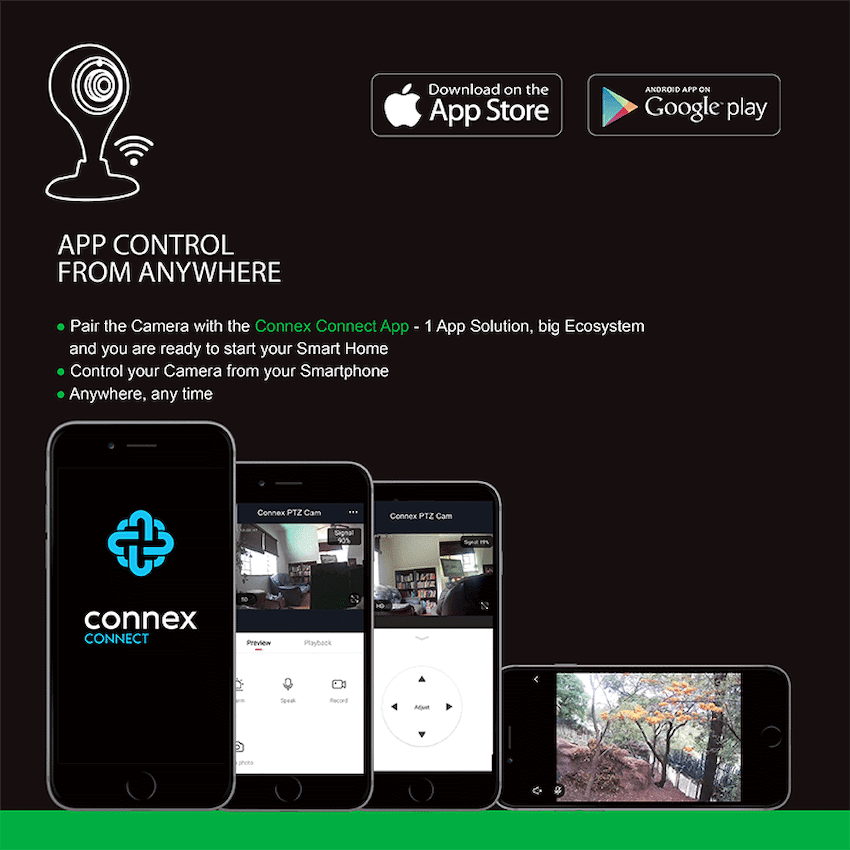 Smart Wi-Fi 720p IP Camera - Indoor - Twin Pack