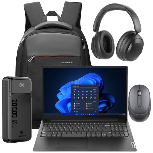 Lenovo Laptop 82YU010NSA - V15 AMD Ryzen 3 8/256 Bag+Mouse+Headphone+PB