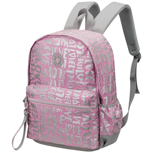 Quest Love-letter Backpack Pink