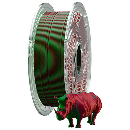 SA Filament Dual Silk PLA Filament 750g - Crimson Emerald