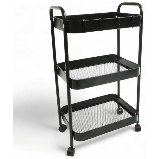 Everfurn Perth Rolling Cart - White