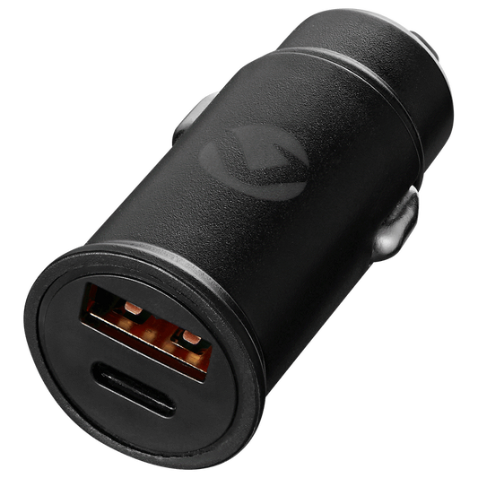 Volkano Accelerate Series QC3.0 + PD Car Charger, 30w, with Cable