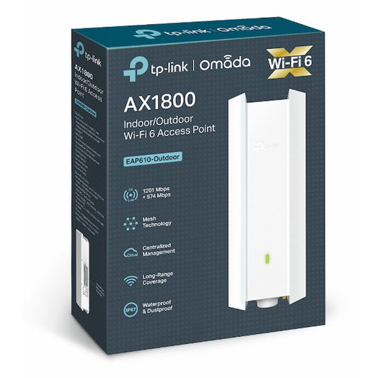 TP-Link EAP610 AX1800 Indoor/Outdoor Wi-Fi 6 Access Point
