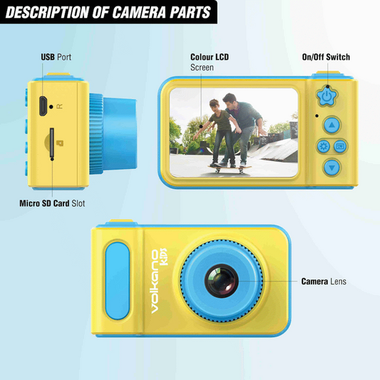 Volkano Kids Shutterbug Series HD Action Cam - Blue