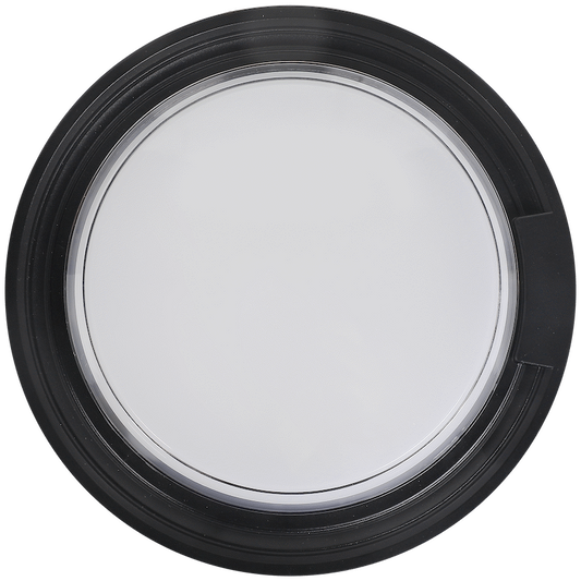 Ellies Cresent Series AC 24W Round LED Bulkhead - PC - BK