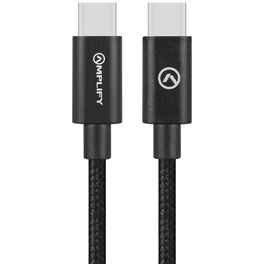 Amplify Linked Series USB-C to Type-C 60W Braided Cable 1.2m - Black