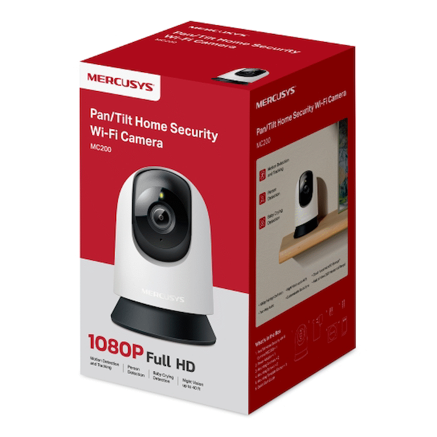 TP-Link Mercusys Pan/Tilt Home Security Wi-Fi Camera