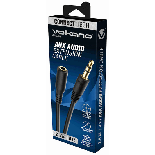 Volkano Slim series Aux extension 2.5m