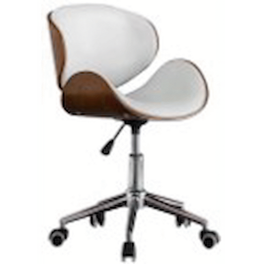 Amos Mid Back Office Chair - White