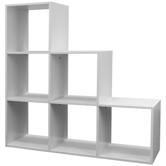 Everfurn Hexagon Bookshelf, High Pressure Laminate