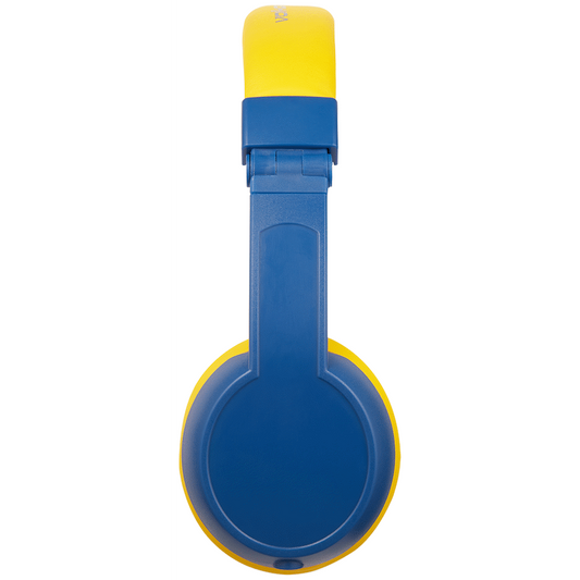 Volkano Sidekick Series Wired Kiddies Headphones with Share Port - Yellow/Blue