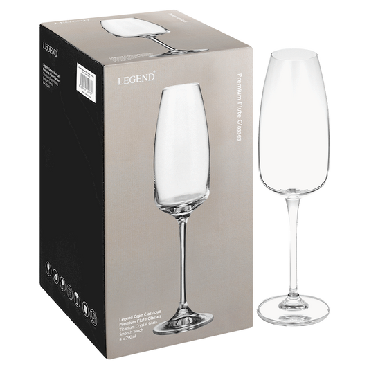 Legend Cape Classique Flute 290ml - 4pc set ( Order in Qty of 4)
