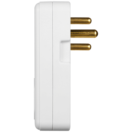 Ellies 3-Way Adaptor - White