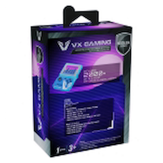 VX Gaming Nostalgia Series Handheld Retro Game Station with 4gb Micro SD - Blue